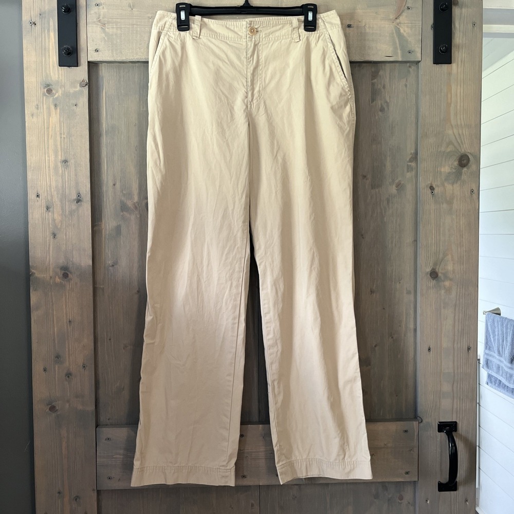 Vintage Y2K Lauren Ralph Lauren Khaki Chino Pants 100% Cotton Women's Size 8‎